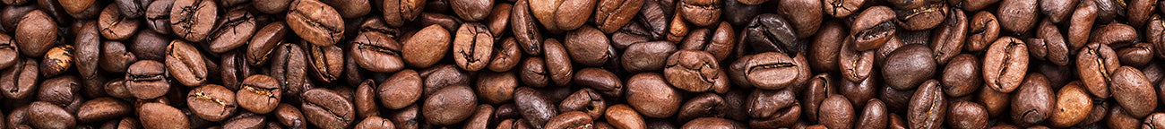 coffee bean closeup banner for mobile