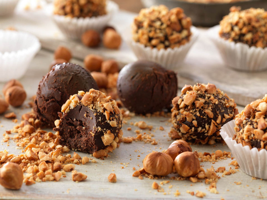Hazelnut Coffee & Chocolate Truffles