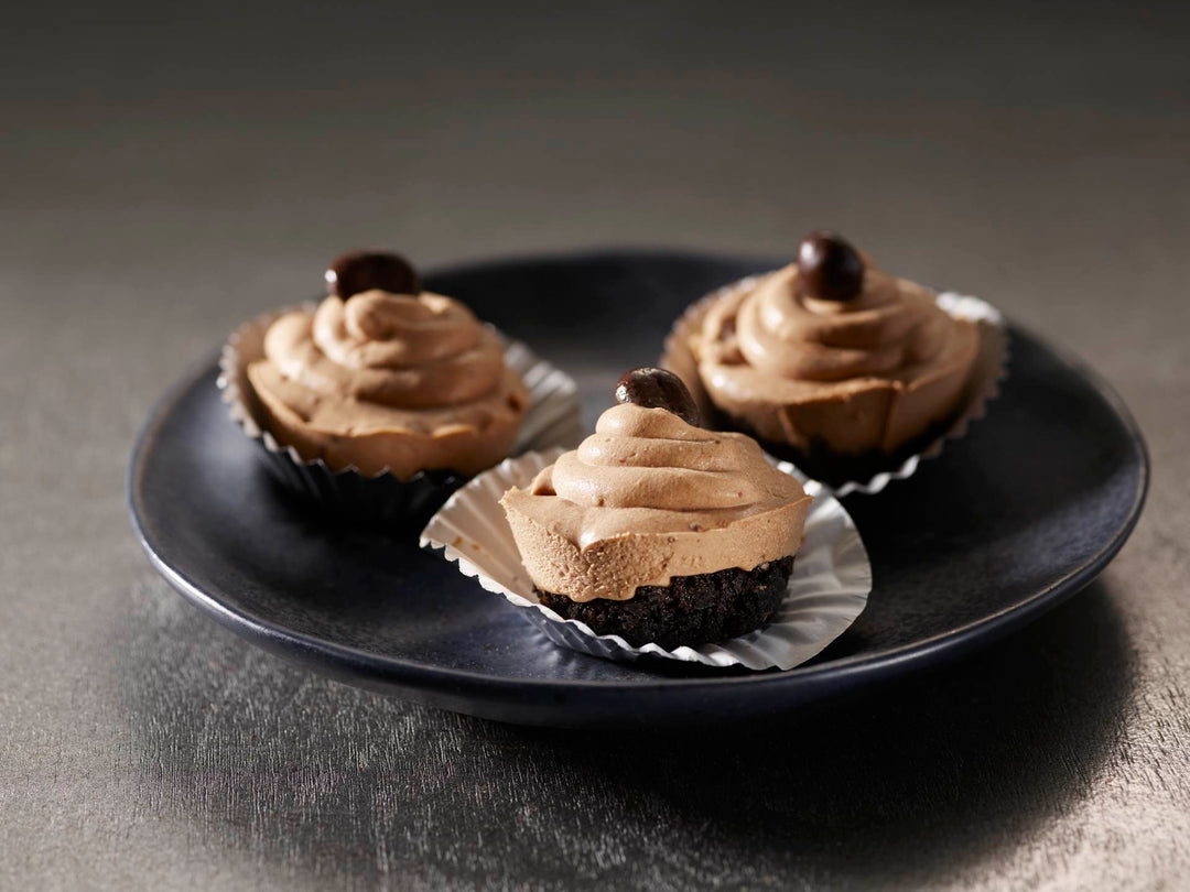 Hazelnut Coffee No-Bake Cheesecake Bites
