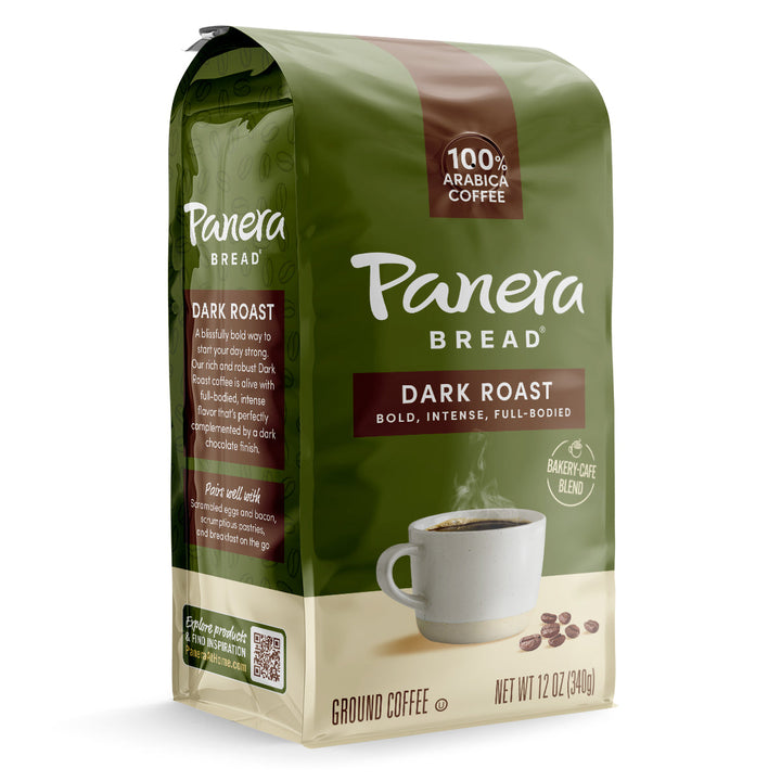 Panera dark roast 100% arabica ground coffee